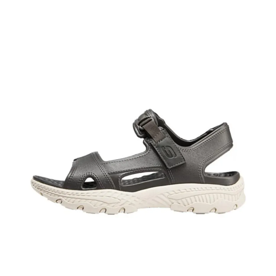 Skechers Low Top Casual Shoes Men's Charcoal Gray