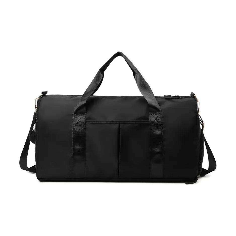 SWIMADE Nylon Gym Bag, Luggage Bag, Travel Bag Regular Men's Black