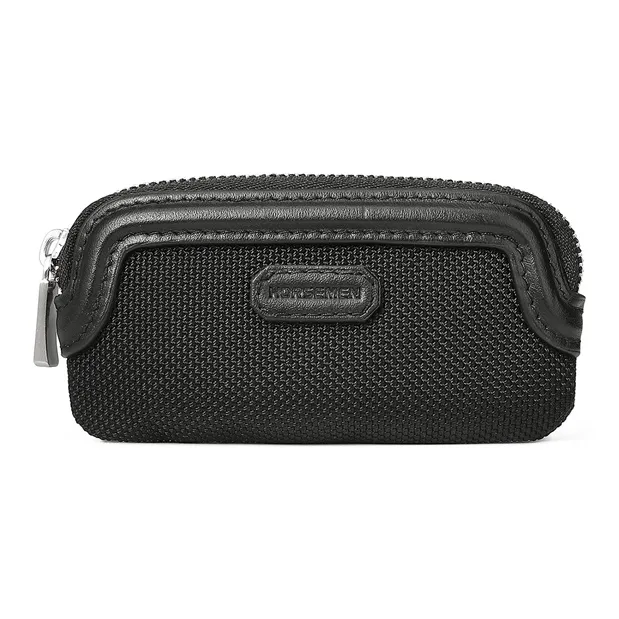 HORSEMEN Нейлоновая ткань Портативный и Практичный Ключница Мини Унисекс Черный
