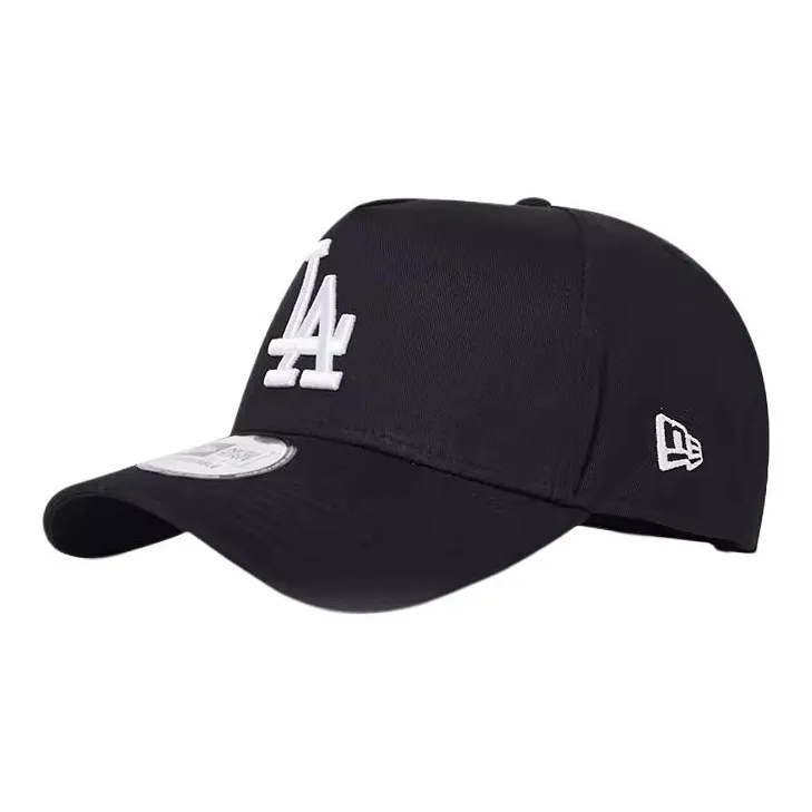 New Era Хлопковые кепки унисекс черные