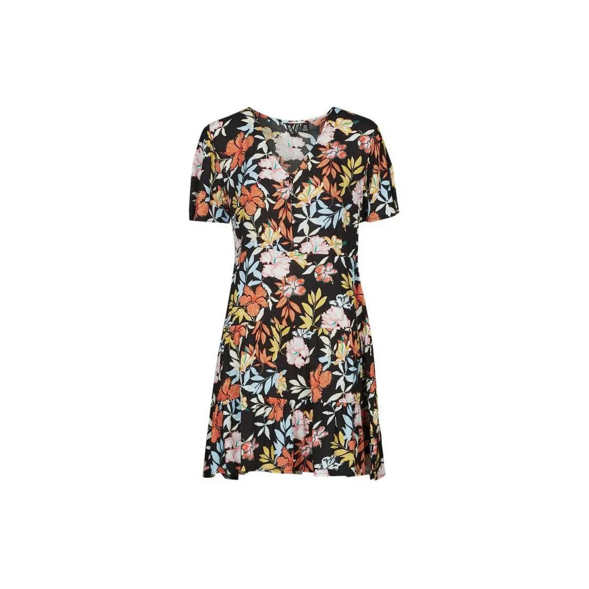 ROXY Short Sleeved Dresses Women's Black