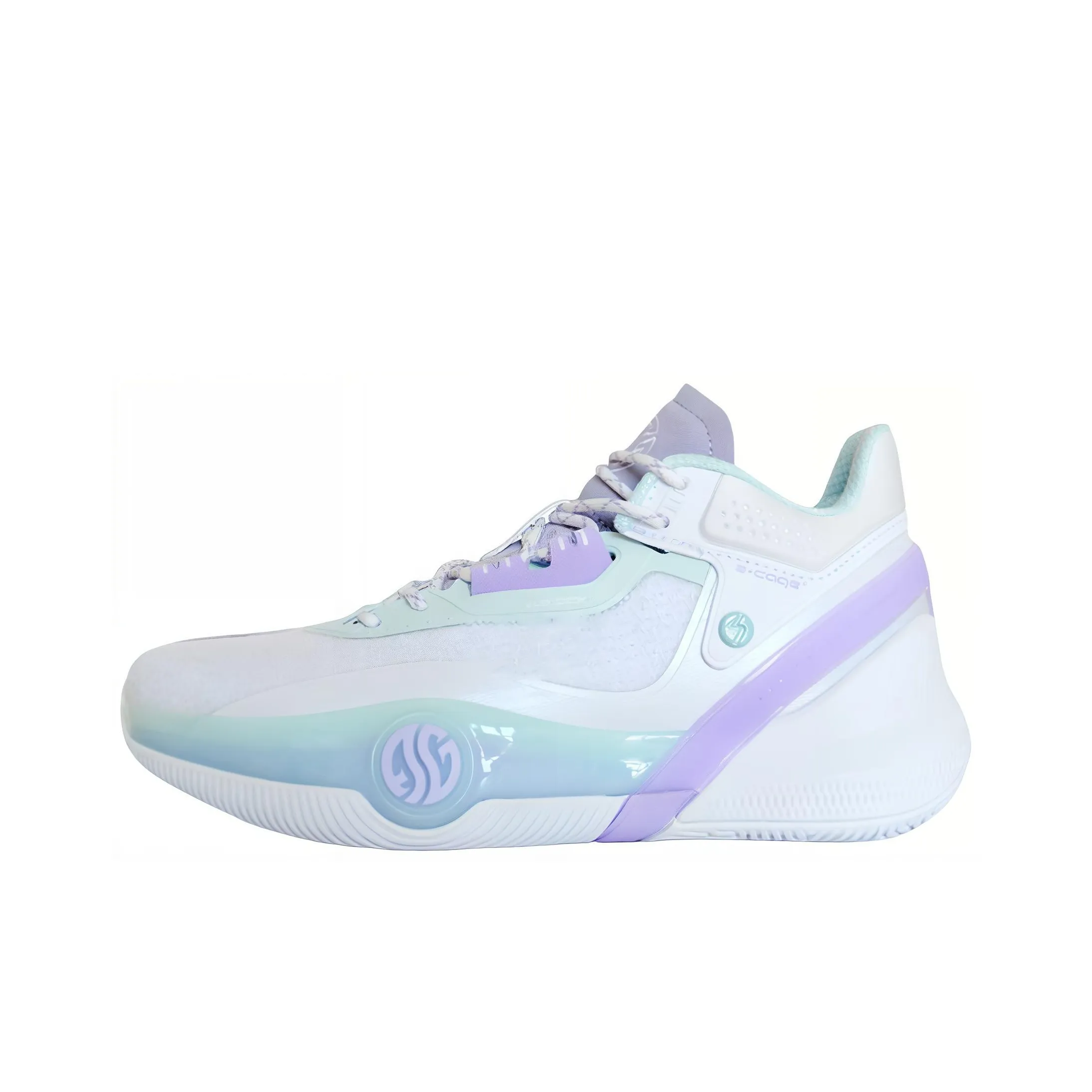 361° AG3 Aaron Gordon 3 Амортизаторы Slip-resistant устойчивые к истиранию Низкий топ Баскетбольные кроссовки Мужские Белый Розовый