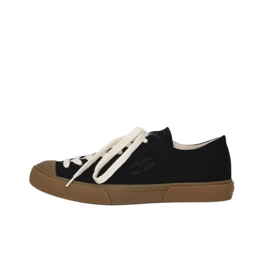 GANNI Logo-embroidered Organic Cotton Sneakers