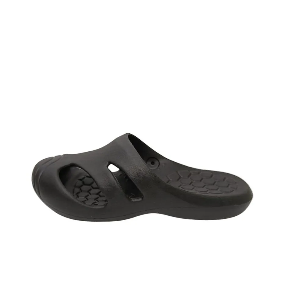 Izt Домашние тапочки Платформа Унисекс Черный