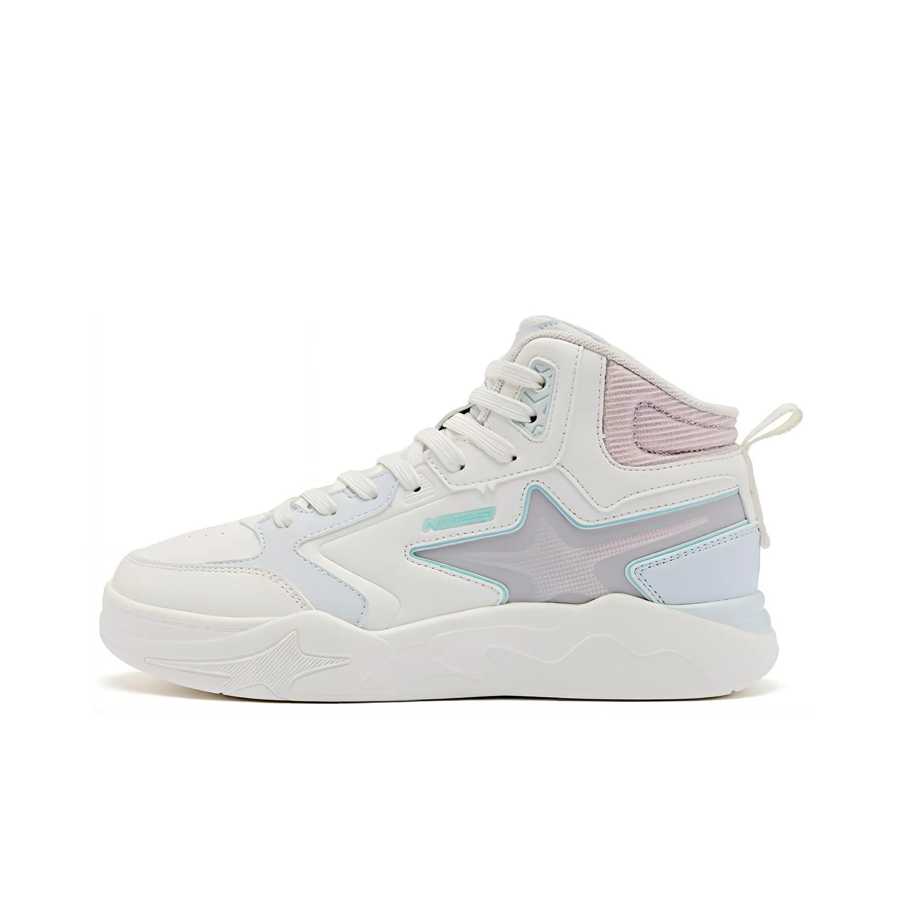 QIAODAN Xingue HI Термический противоскользящий MID Топ Скейтборд Кроссовки Женские Зеленый