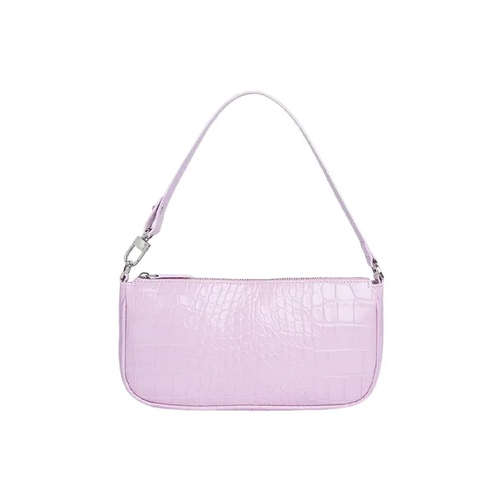 By Far Rachel Crocodile effect Shoulder Bag