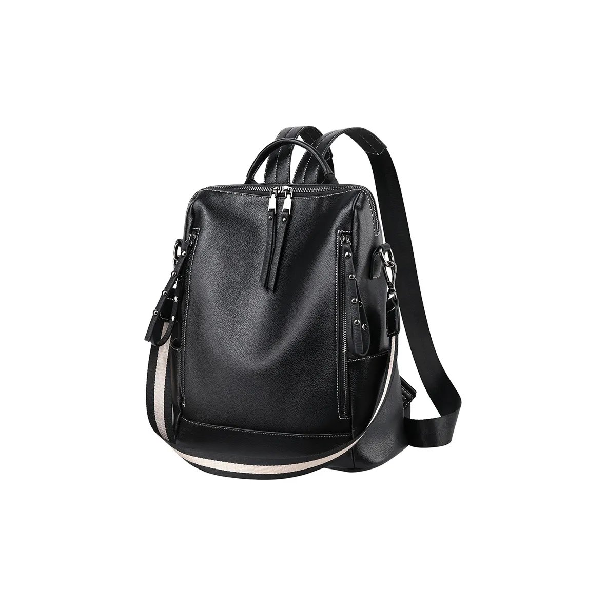 Weymond ПУ (полиуретан) Рюкзак Commuter Сумка Дорожная сумка Обычный Женские Черный