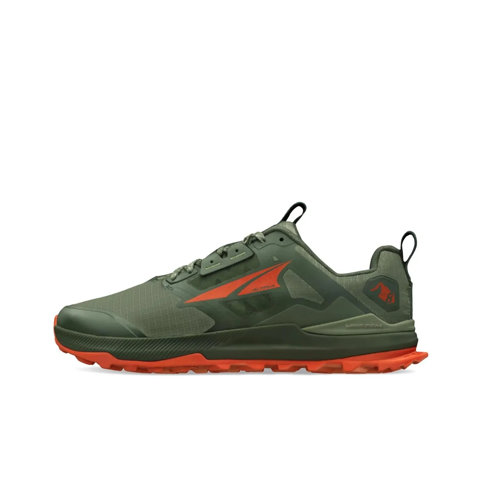 Altra Cushioning Anti Slip And Wear Resistant Low Top Trail Running Running Shoes Men's Green Orange