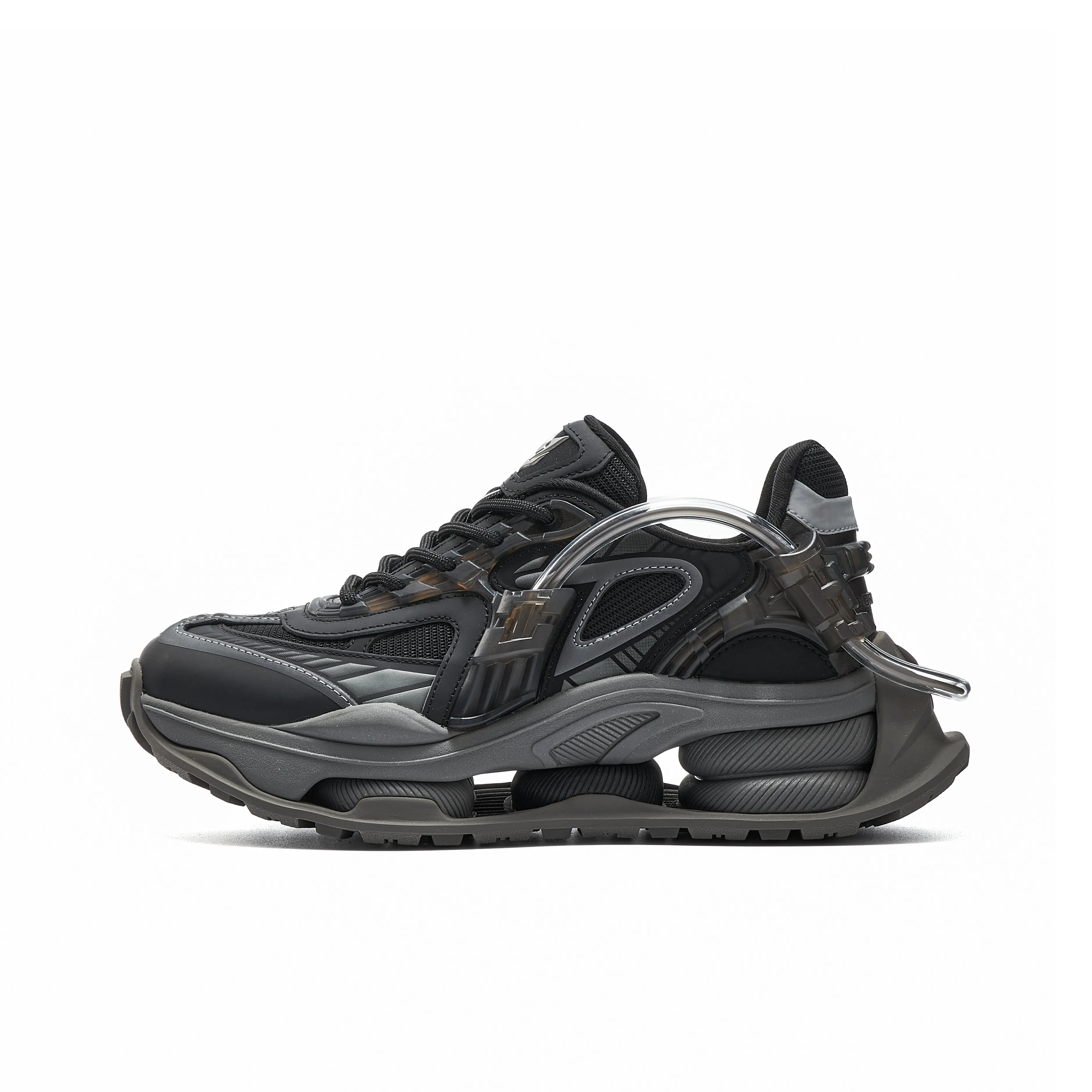 OGR Time Traveler Collection Low-Top Chunky Sneakers Unisex Black