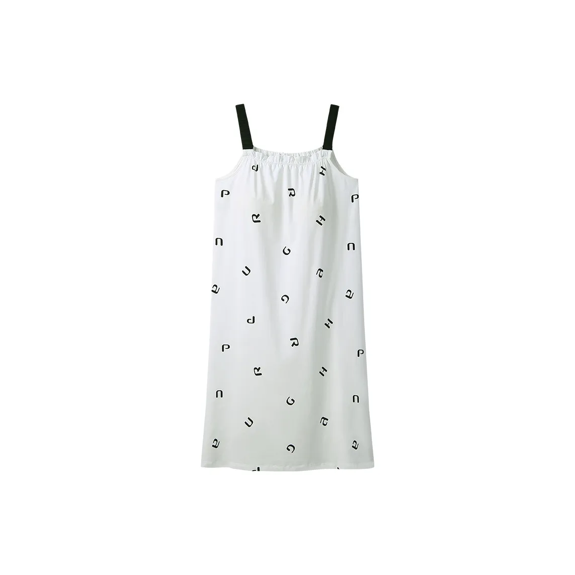 Sha Qian Nightgown Summer Women's White