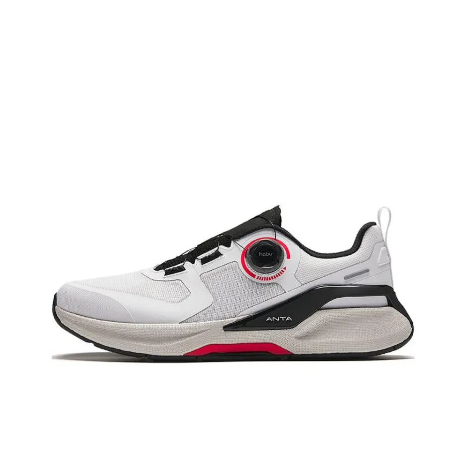 ANTA Burning Training Pro Амортизирующие подошва Устойчивые к истиранию Низкий топ Беговые кроссовки Мужские Белый Черный