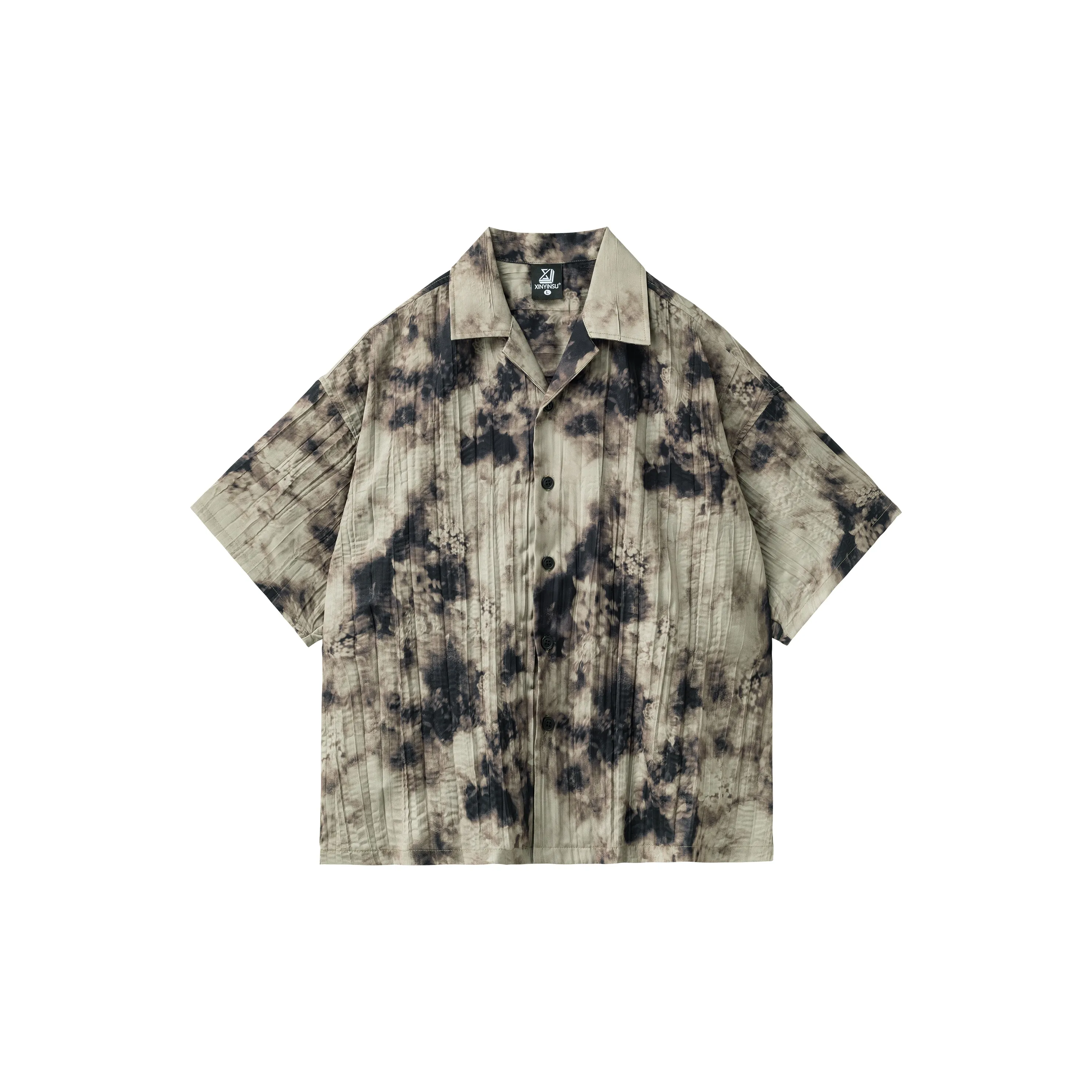 XINYINSU Short Sleeved Shirt Unisex Green