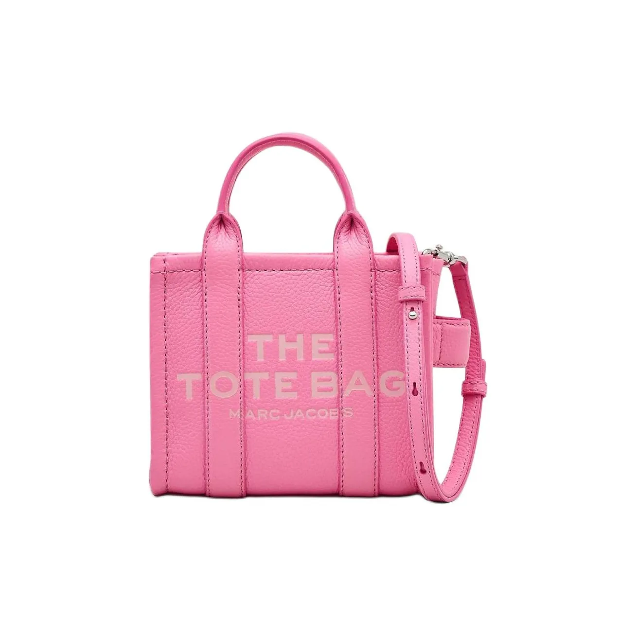 Marc Jacobs show The Leather Mini Tote Bag Petal Pink