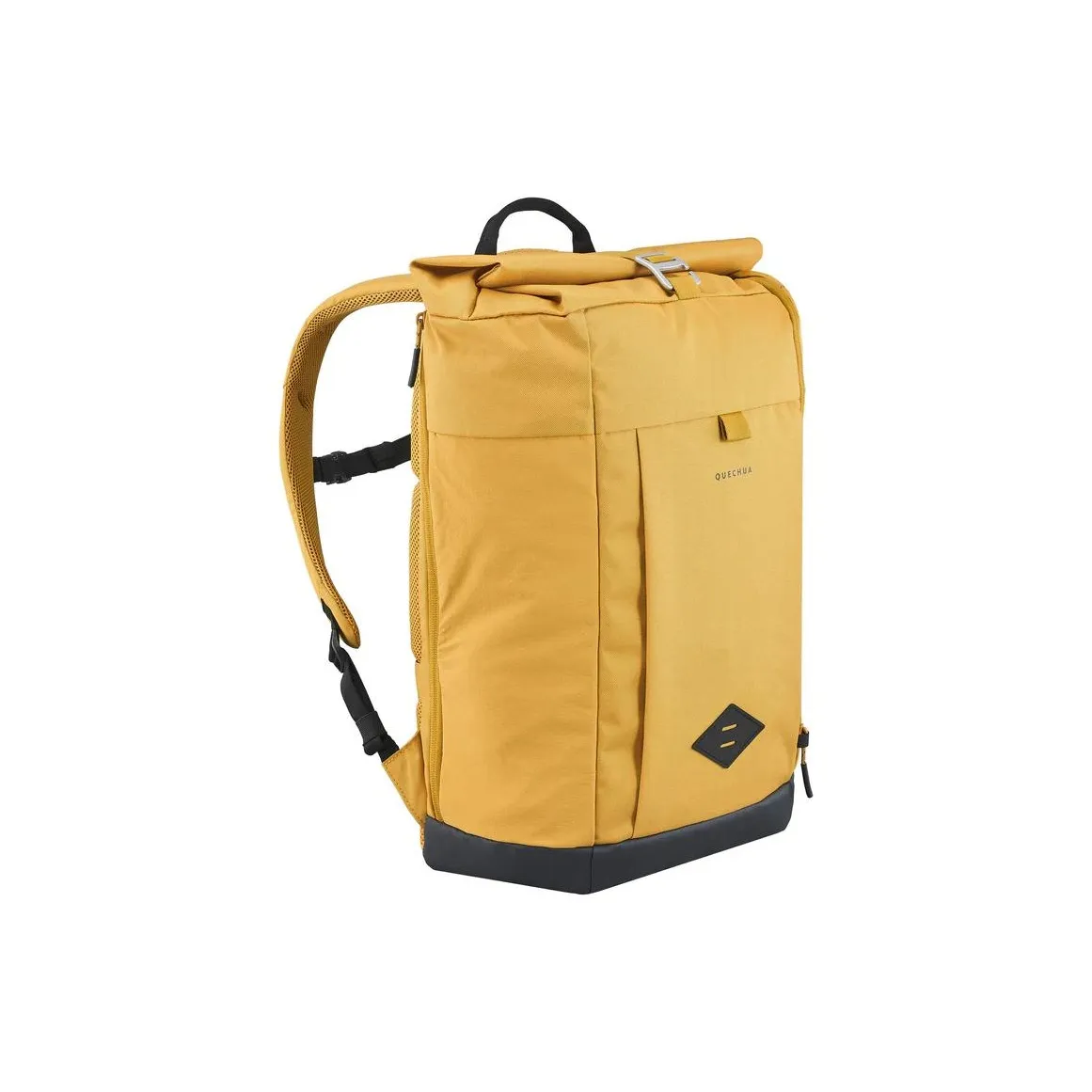DECATHLON Mountaineering Bag Outdoor Bag Backpack Polyester Yellow Ochre Unisex