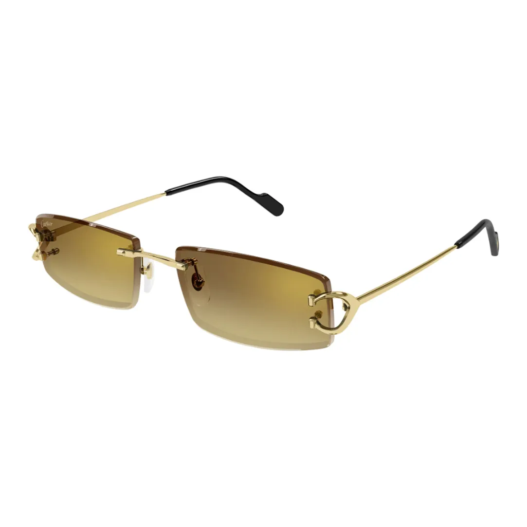 Cartier Rectangular Frame Sunglasses