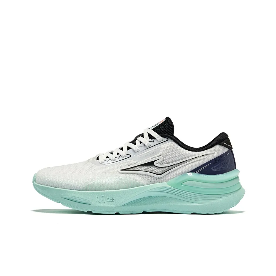 Erke Tianma 2.0 Summer Cushioning Breathable Low Top Running Shoes Men's White Black Purple