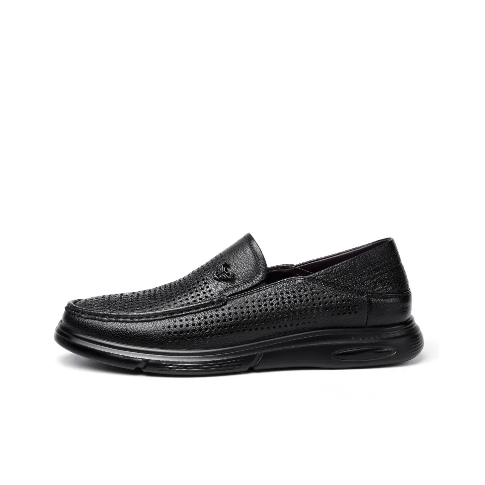 Strongman 3515 Men's Leather Shoes Summer Loafers Business Casual Shoes