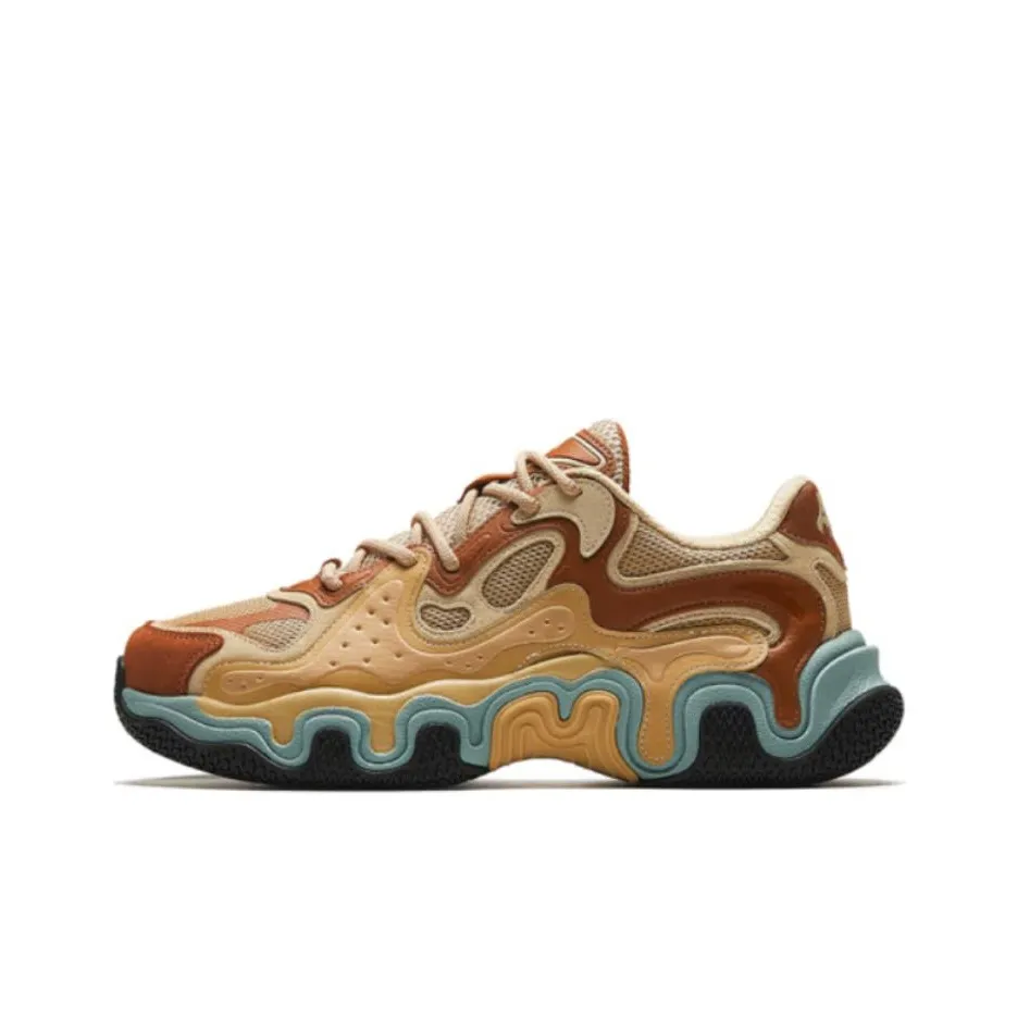 ANTA Амортизаторы Shock Slip-resistant Низкий Топ Casual Мужской Коричневый