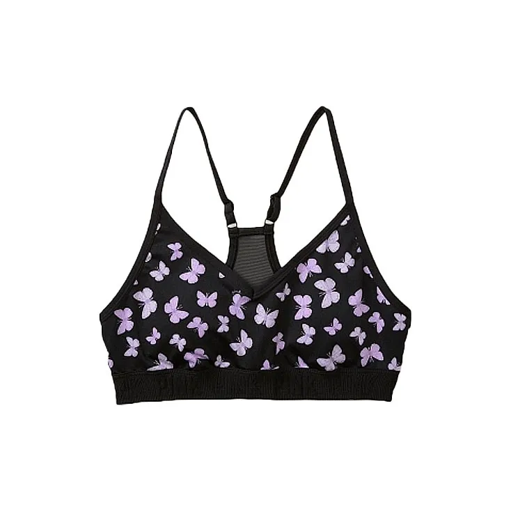 VICTORIA'S SECRET Bra Women's Black Butterfly Print