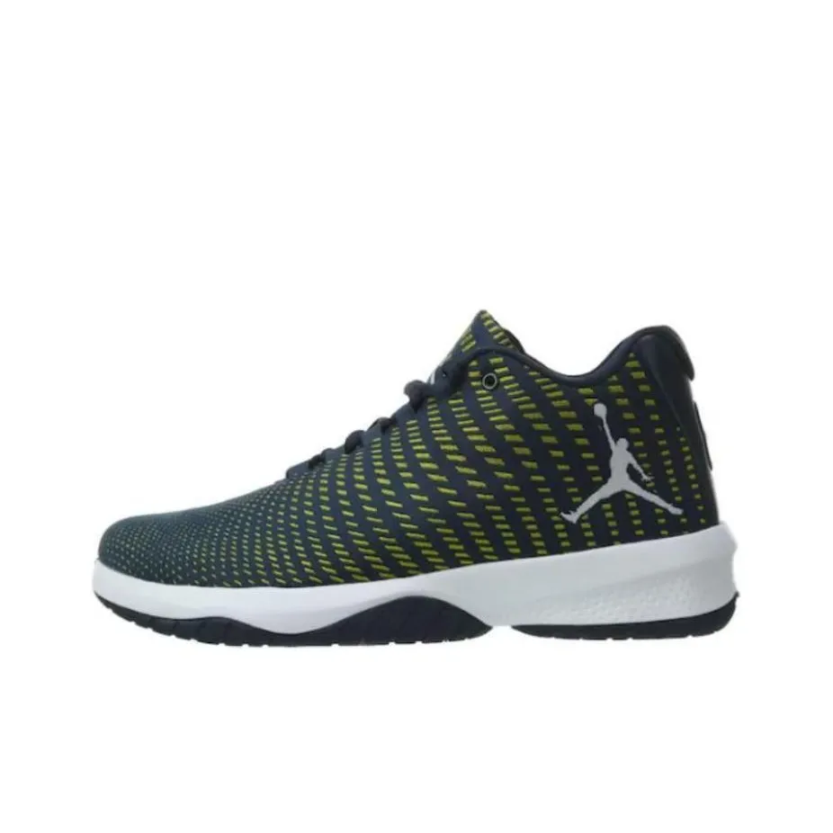 Jordan B. Fly Амортизация Износостойкие Низкие Баскетбольные Кроссовки Унисекс Черные Желтые