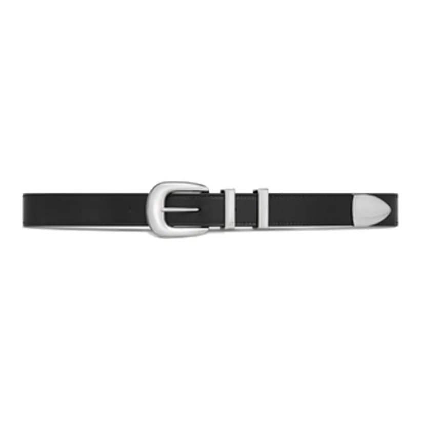 CELINE Medium Western Belt In Vintage Calfskin