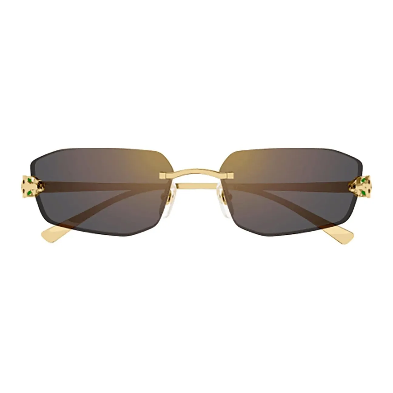 Cartier Geometric Frame Sunglasses