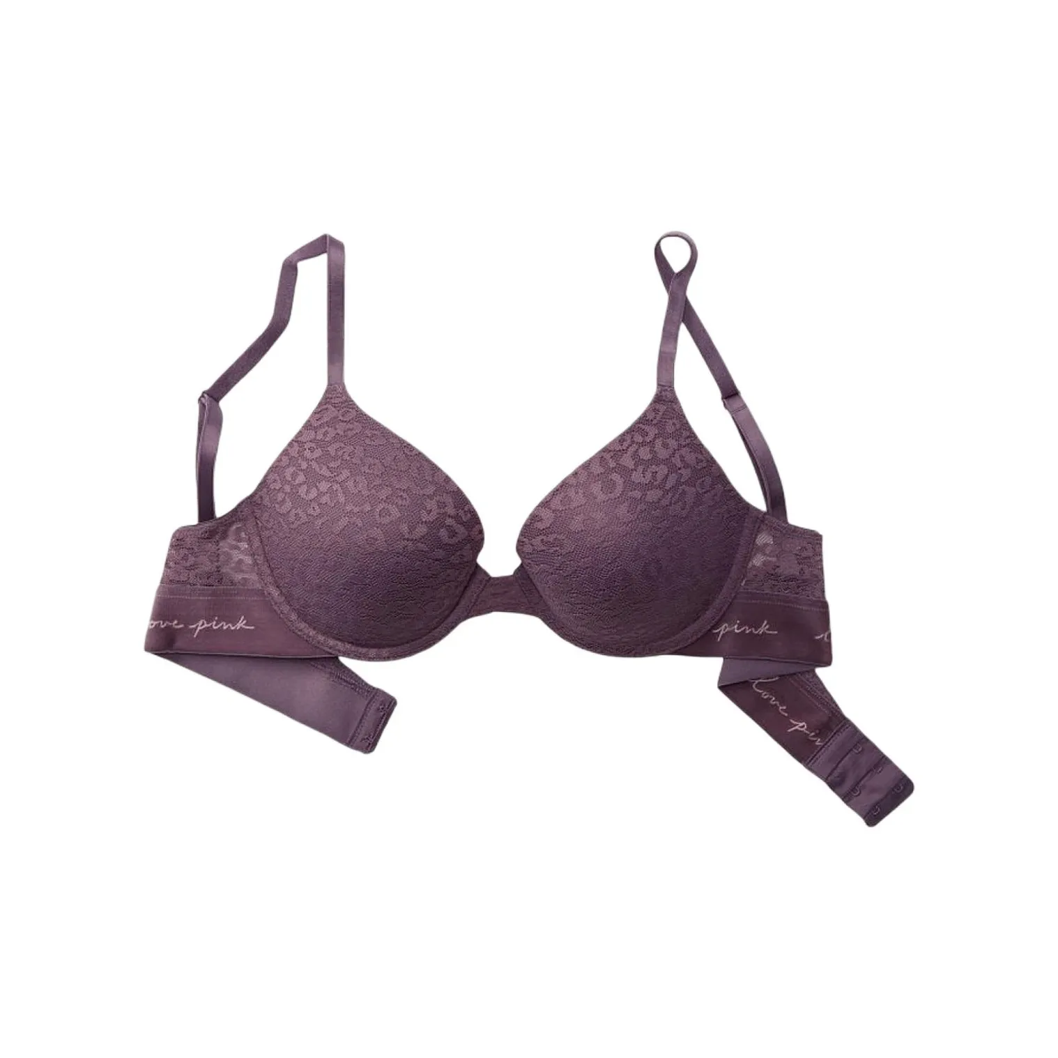 Victoria's Secret PINK 4831 Gathering Style WEAR EVERYWHERE PUSH UP BRA Women's Quartz Purple