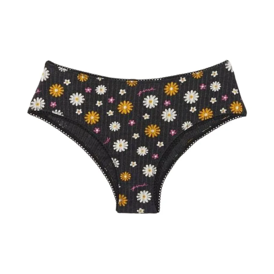 VICTORIA'S SECRET Женское нижнее белье 1 упаковка цвет тауповый с принтом "Daisy"