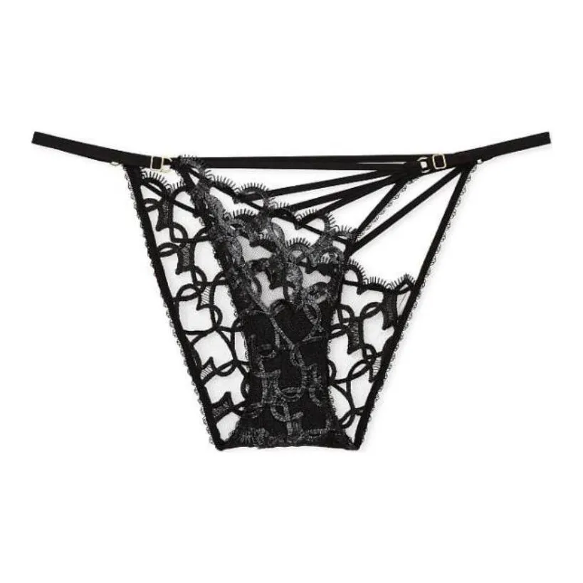 Victoria's Secret Трусики-бикини Женские 1 упаковка Черный