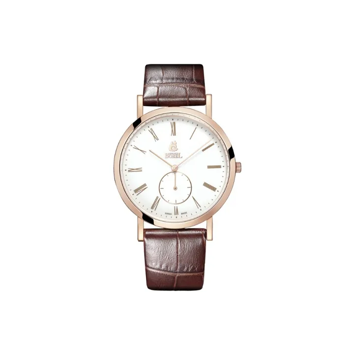 ERNEST BOREL Кварцевый механизм Унисекс Часы Nebula 39mm*39mm*7,3mm Белые