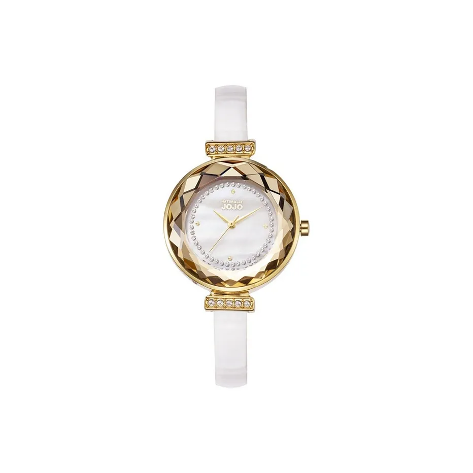 NATURALLYJOJO Наручные часы Кварцевый механизм Мать жемчуга Циферблат Цвет Женский часы JO96804 80K
