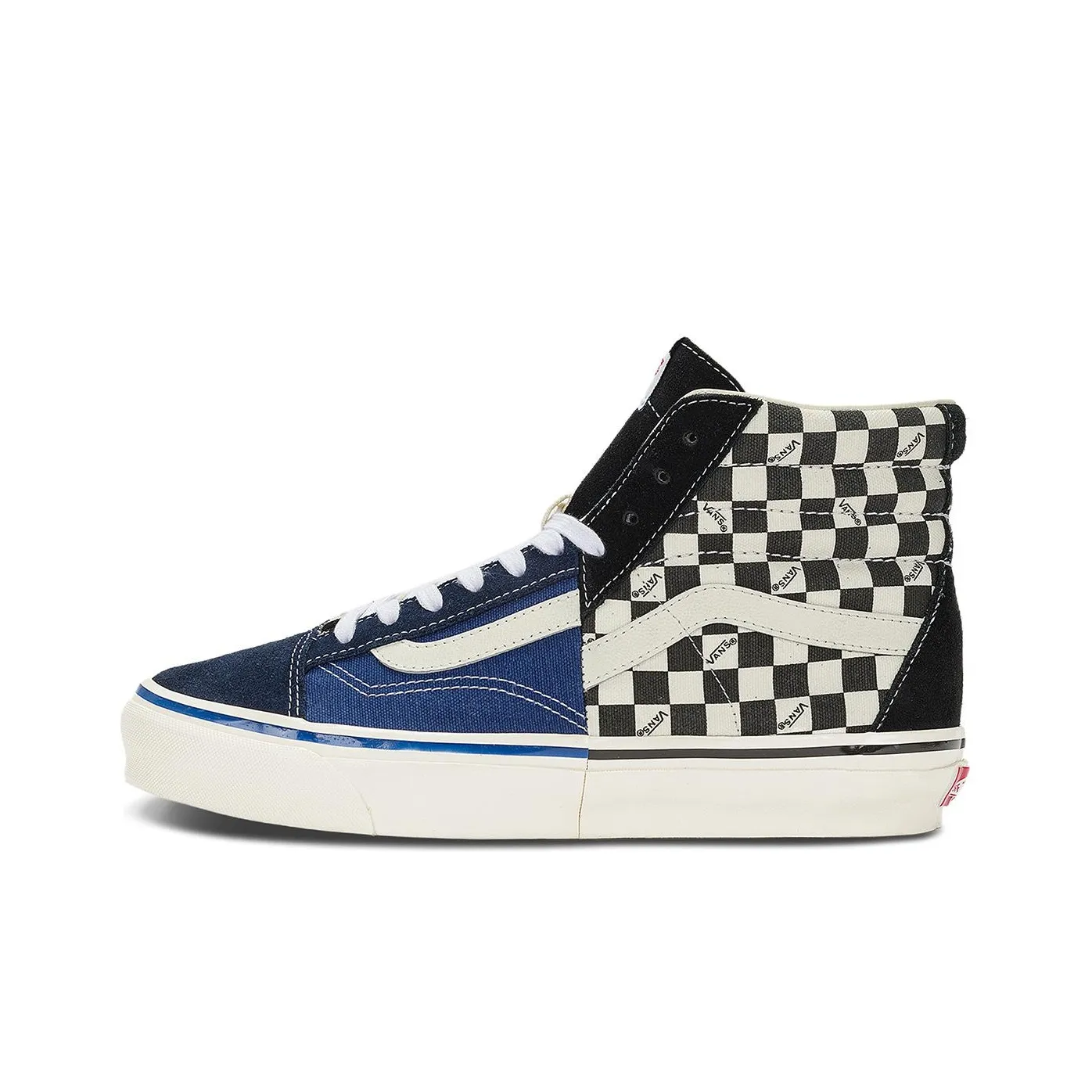 Vans Premium Clash The Wall 'Checkerboard Black Blue'