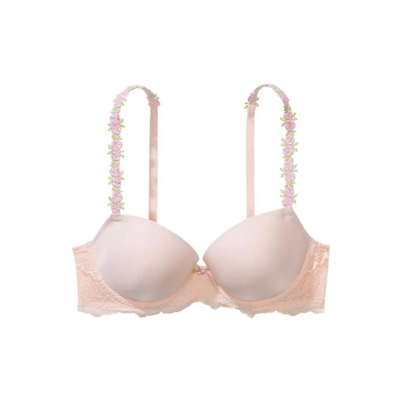 Victoria's Secret Бюстгальтер Женский Вишневый Цветок Вышивка