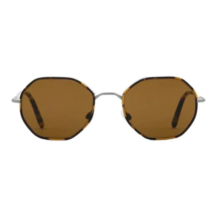 EMPORIO ARMANI Нерегулярная форма Солнцезащитные очки Мужские Черепаховый