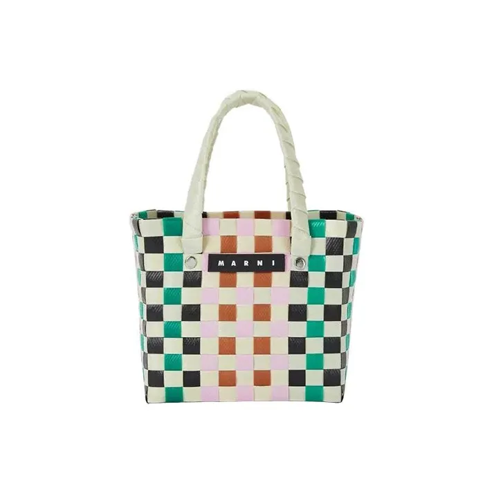 MARNI Basket Series Polypropylene Basket Bag, One Shoulder Handbag Kids' Multicolor