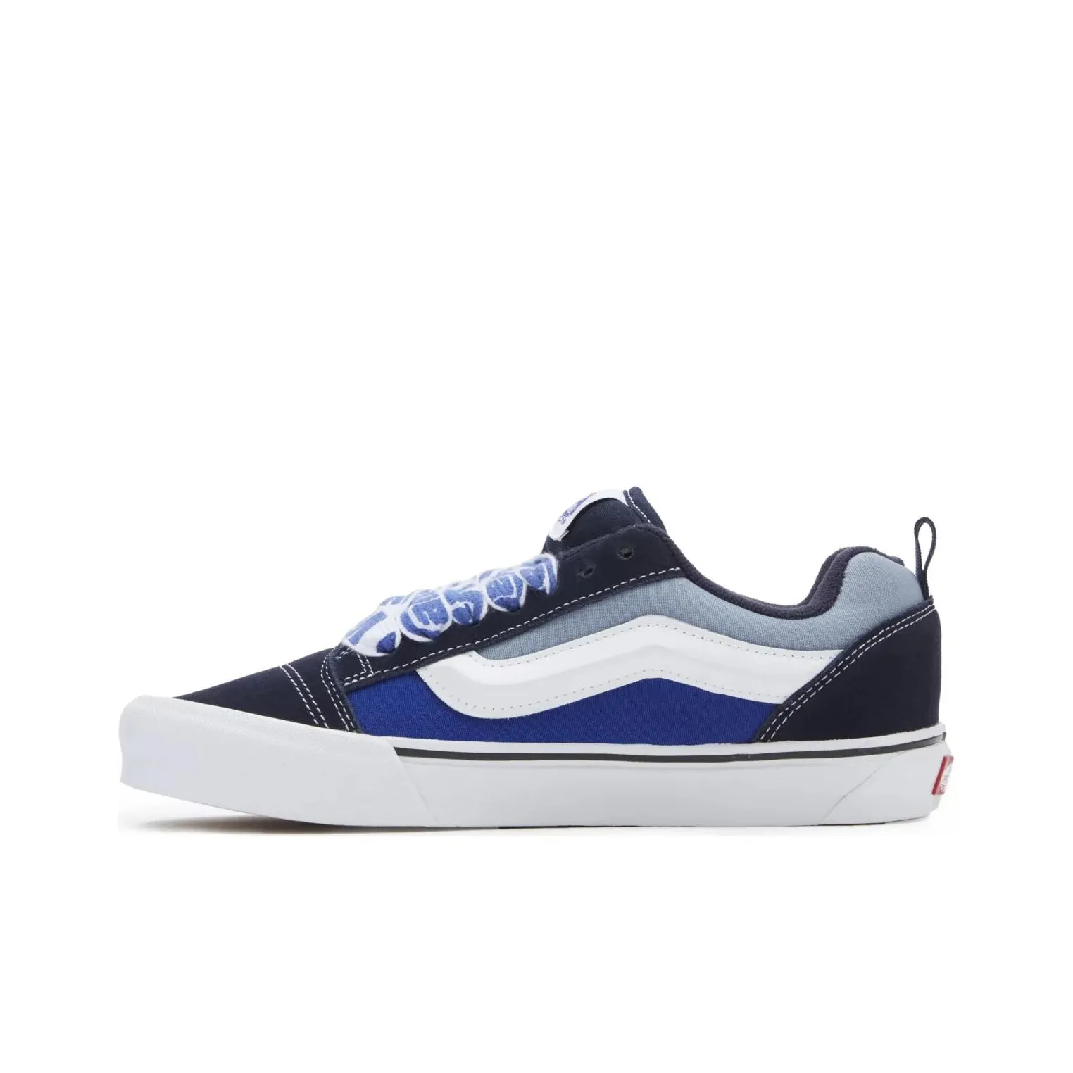 VANS Knu Skool Low Топ Скейтборд Кроссовки Унисекс Синий Белый