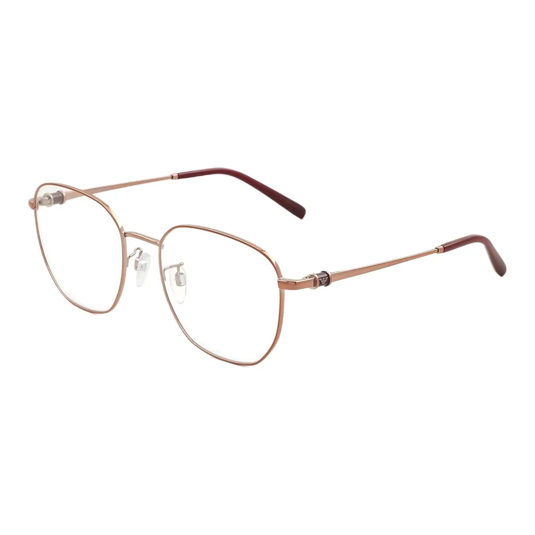 EMPORIO ARMANI Металл Нерегулярная форма Оправы для очков Женские Розово-золотой