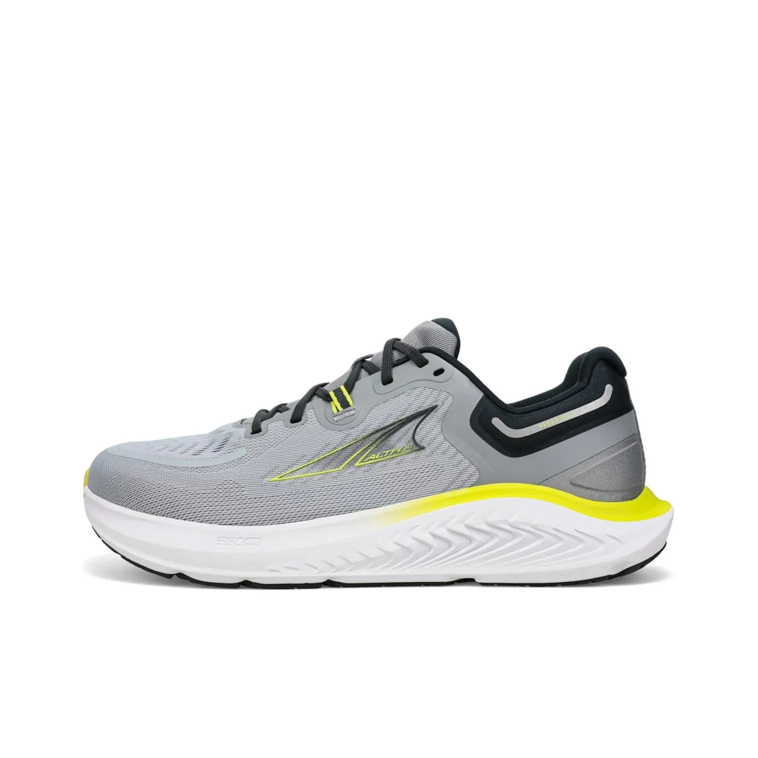 Altra Paradigm 7 Cushioning Anti Slip And Wear Resistant Low Top Running Shoes Men's Gray White Yellow