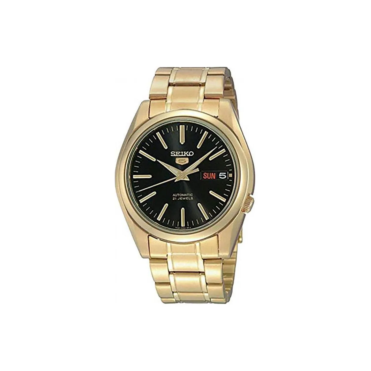 SEIKO Автоматический Механический Механизм Часы 38 мм Мужские Часы Черный Циферблат