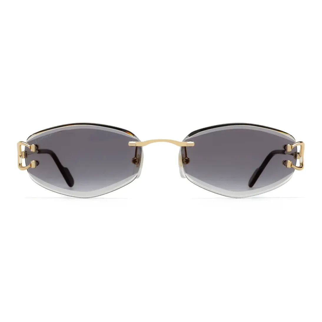 Cartier Geometric Frame Sunglasses
