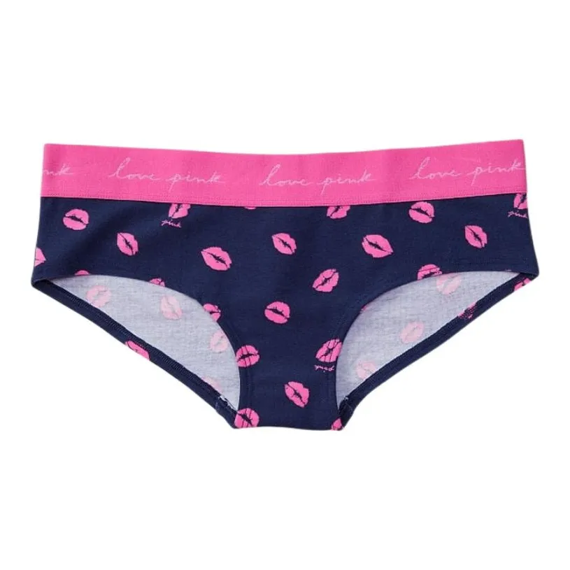 VICTORIA'S SECRET Женское нижнее белье 1 упаковка темно-синий с принтом LIP