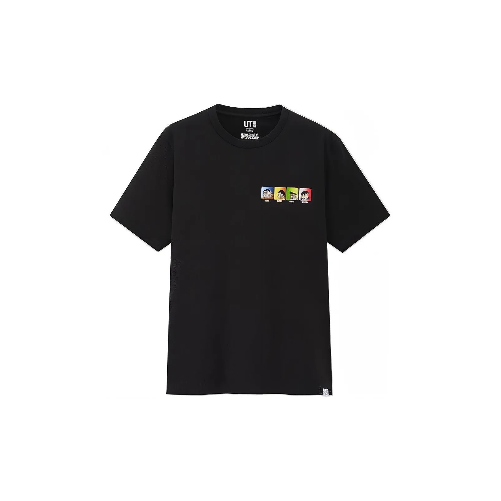 UNIQLO Черная унисекс футболка