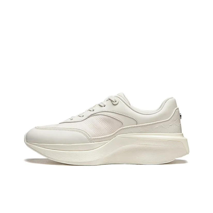 LI NING 1990 Xuanji Cushioning Abrasion Resistant Breathable Low Top Running Shoes Men's Ecru