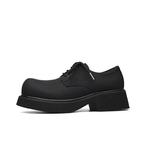 GZZ Мужские повседневные туфли Low Top Черные для мужчин
