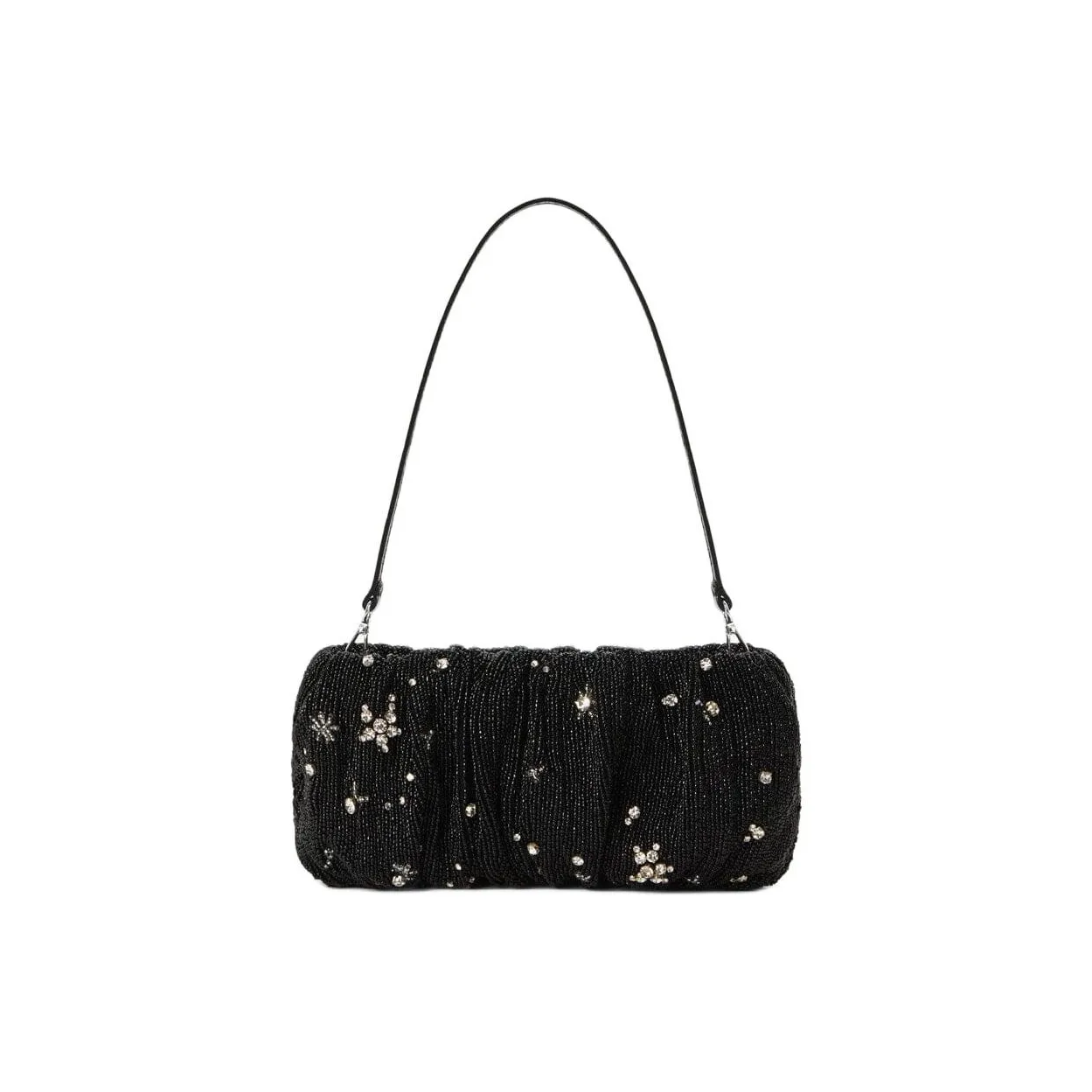 Staud Bead Embellished Zipped Shoulder Bag