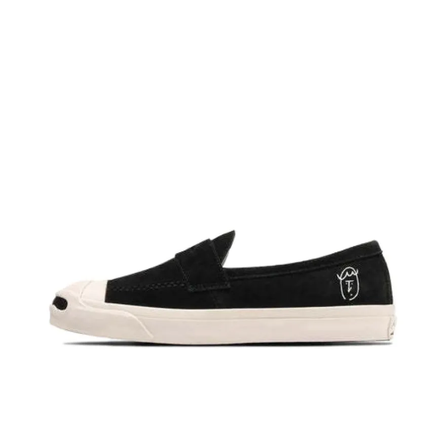 Converse Jack Purcell Abrasion Resistant Breathable Low Top Canvas Shoes Unisex Black