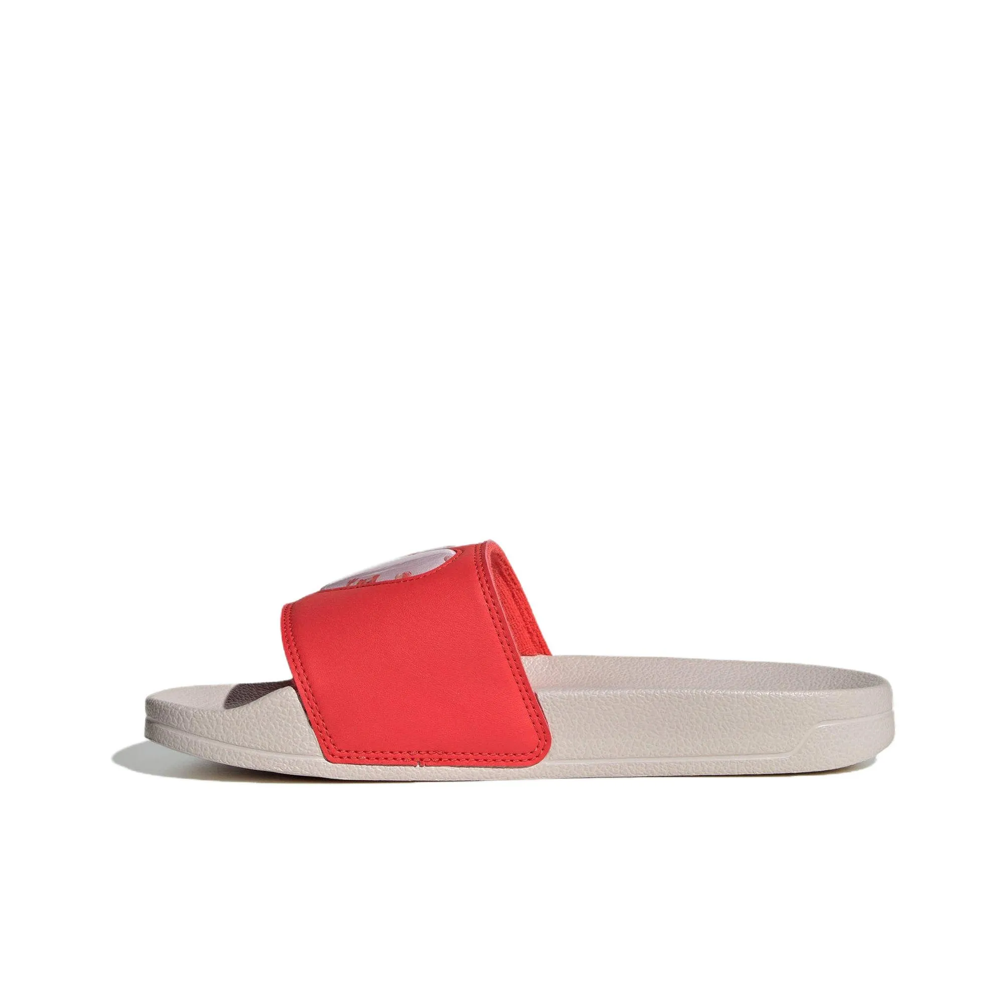 Adidas Adilette Lite Slides Bright Red Clear Pink Wonder Clay Women's