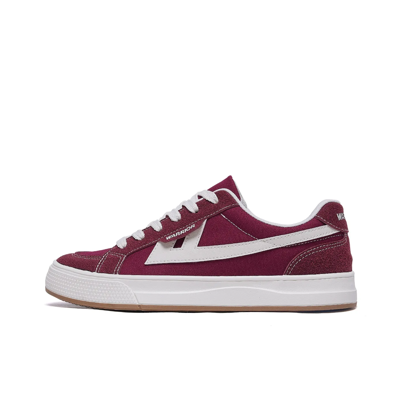 Warrior Slip Resistant, Abrasion Resistant, Lightweight, Breathable Low Top Canvas Shoes Women's Burgundy