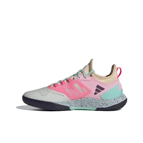 Adidas ADIZERO UBERSONIC 4,1 Кроссовки для тенниса Низкие Серо-розовые Мужские