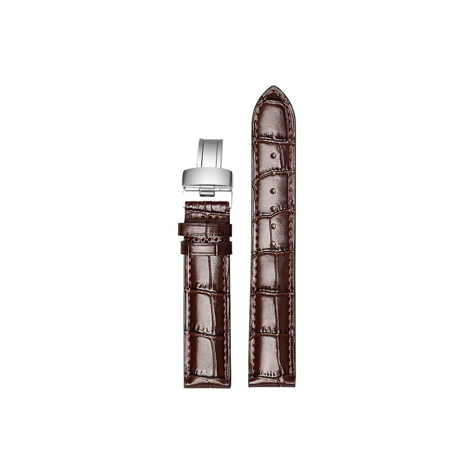 WOALMORN Strap Tissot Compatibility Genuine Leather Material